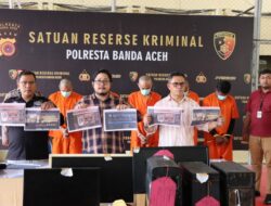 Polisi Amankan Sejumlah Penjudi di Banda Aceh