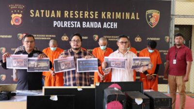 Polisi Amankan Sejumlah Penjudi di Banda Aceh