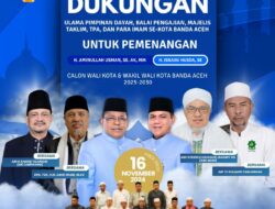 Ulama dan Pimpinan Dayah Banda Aceh Bakal Deklarasi Dukung Aminullah-Isnaini