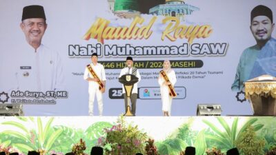 Meriahnya Maulid Raya Pemko Banda Aceh di Taman Sari