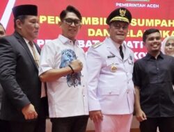 Hadiri Pelantikan Pj Bupati Pidie Jaya, Ini Pesan Ketua GNCP Aceh