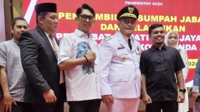 Hadiri Pelantikan Pj Bupati Pidie Jaya, Ini Pesan Ketua GNCP Aceh