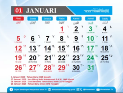 Kalender Januari 2025, Berikut Daftar Libur Nasional dan Cuti Bersama