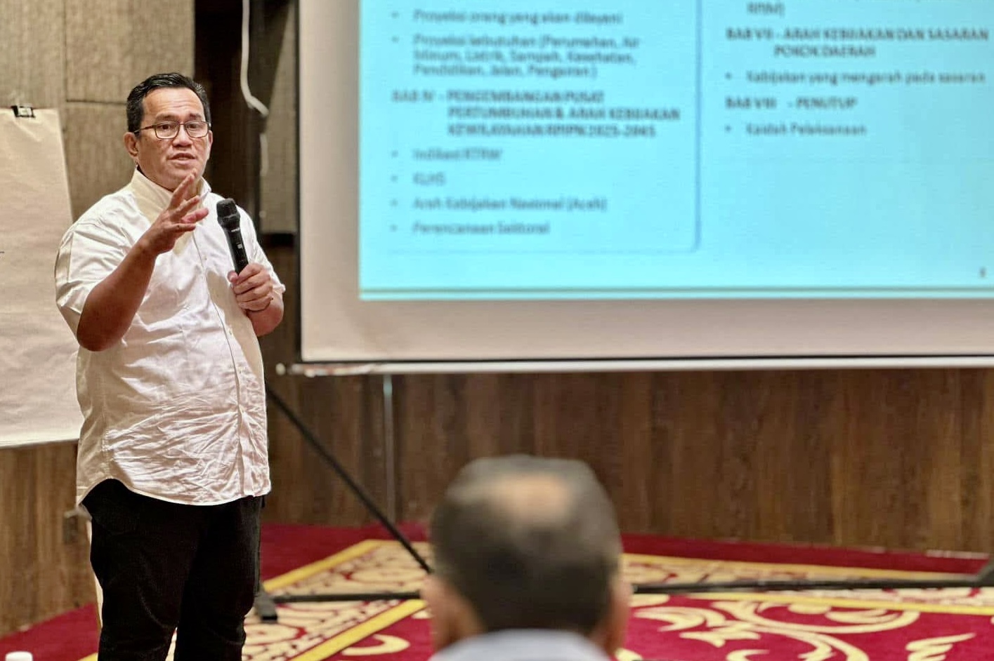 Kepala Bappeda Aceh, T Ahmad Dadek