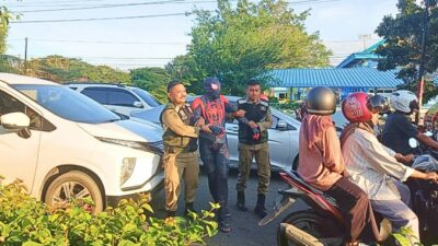 Satpol PP WH Banda Aceh Tangkap Spiderman