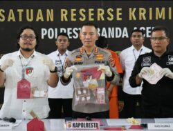 Polisi Tangkap Pembobol Brankas Berisi Ratusan Juta Gunakan Cangkul di Peukan Bada