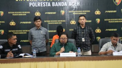 Polresta Banda Aceh Tangkap Cut Lem Pemerkosa Anak di Bawah Umur