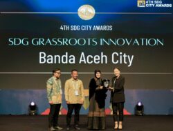 Wali Kota Illiza Terima Penghargaan Internasional CityNet SDG Awards 2025