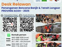 Sekda Imbau Pendataan Relawan Bencana Aceh ke dalam Desk Relawan