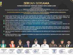 Forkopimda Banda Aceh Keluarkan Seruan Bersama Larangan Rayakan Tahun Baru