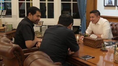 Gubernur Mualem Temui Seskab Teddy Bahas Progres Pemulihan Aceh Pascabencana