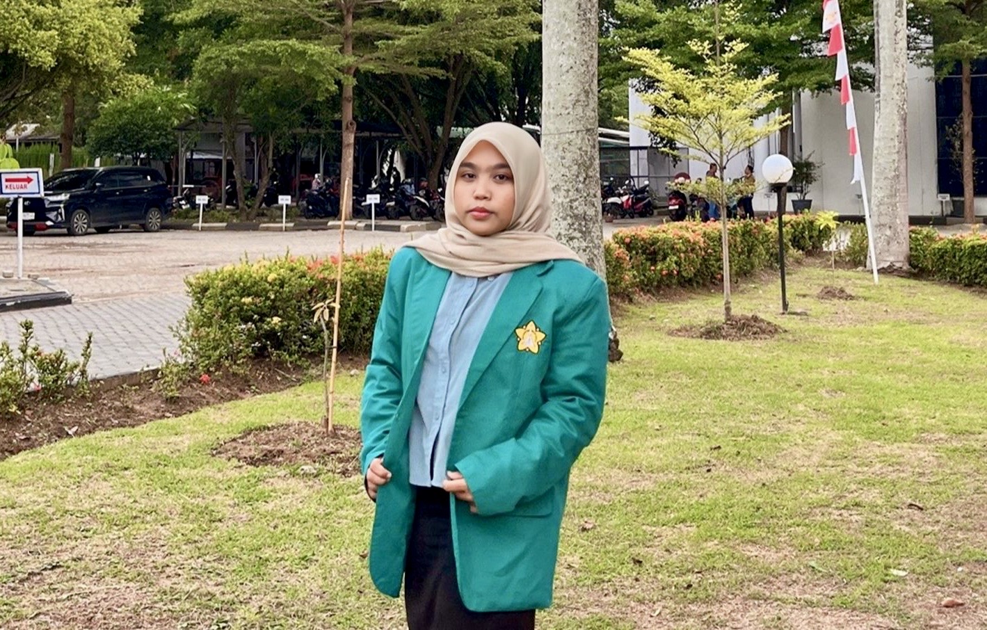 Mahasiswa Universitas Syiah Kuala Prodi Pendidikan Bahasa Indonesia, Asyifa Nanda Farida.
