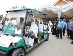 Wujud Kepedulian, Bank Aceh Sediakan Buggy Car untuk Mobilisasi Jamaah Haji