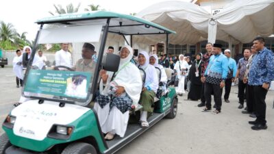 Wujud Kepedulian, Bank Aceh Sediakan Buggy Car untuk Mobilisasi Jamaah Haji